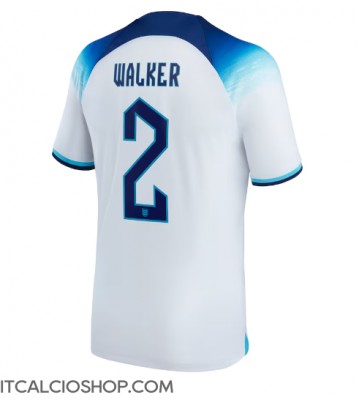 Inghilterra Kyle Walker #2 Prima Maglia Mondiali 2022 Manica Corta